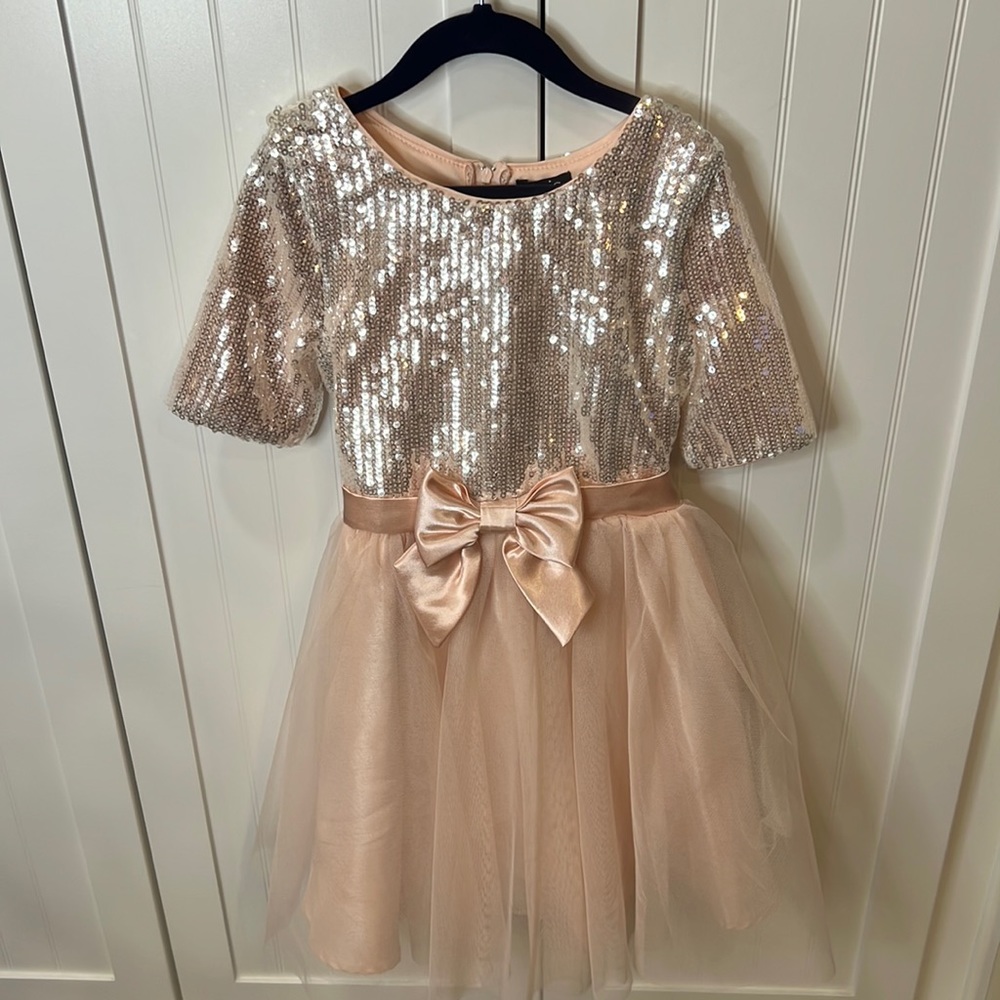 Stunning sequined and tulle lined party dress